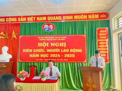 HỘI NGHỊ VIÊN CHỨC, NGƯỜI LAO ĐỘNG NĂM HỌC 2024-2025